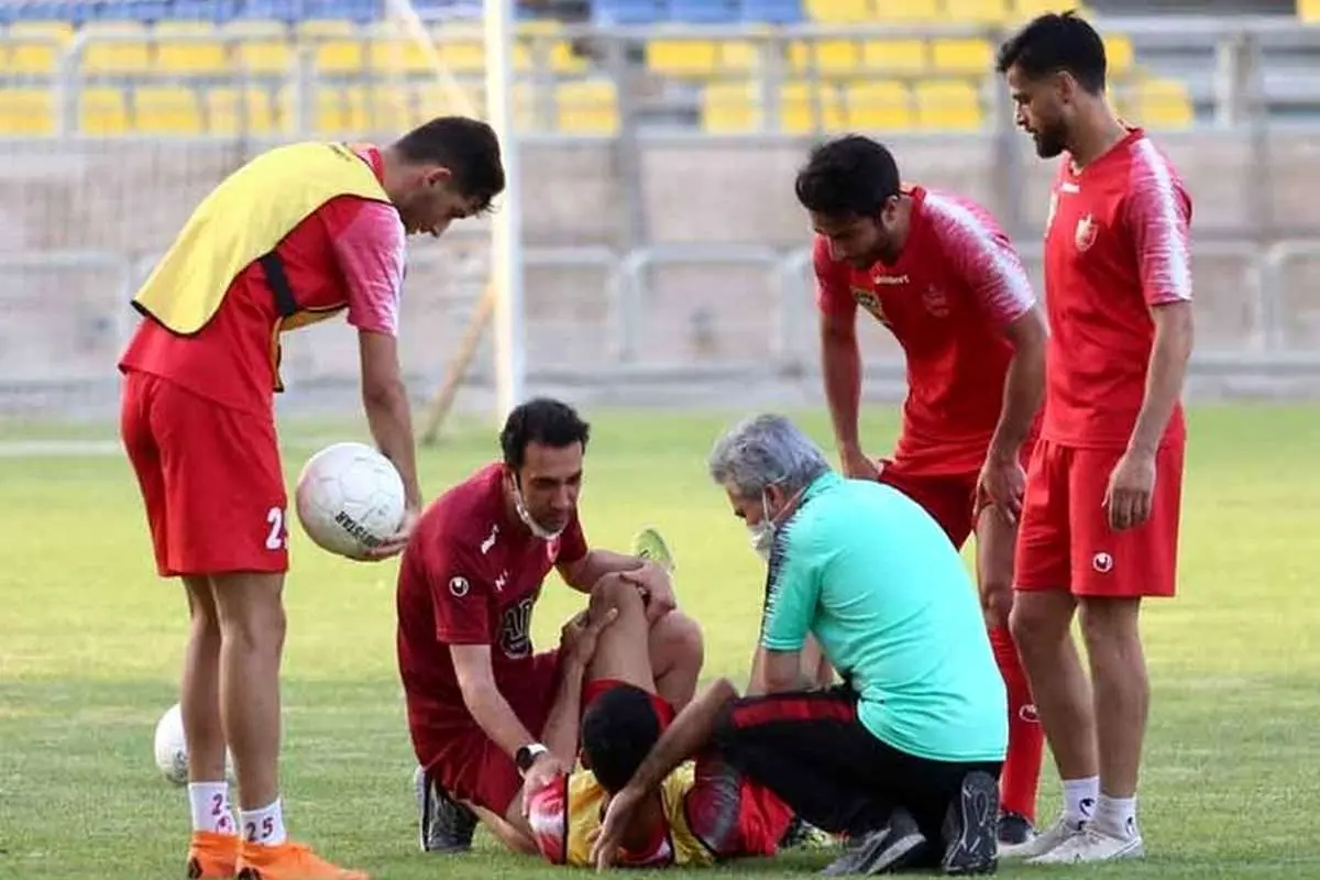 مدافع پرسپولیس باز هم صلیبی پاره کرد