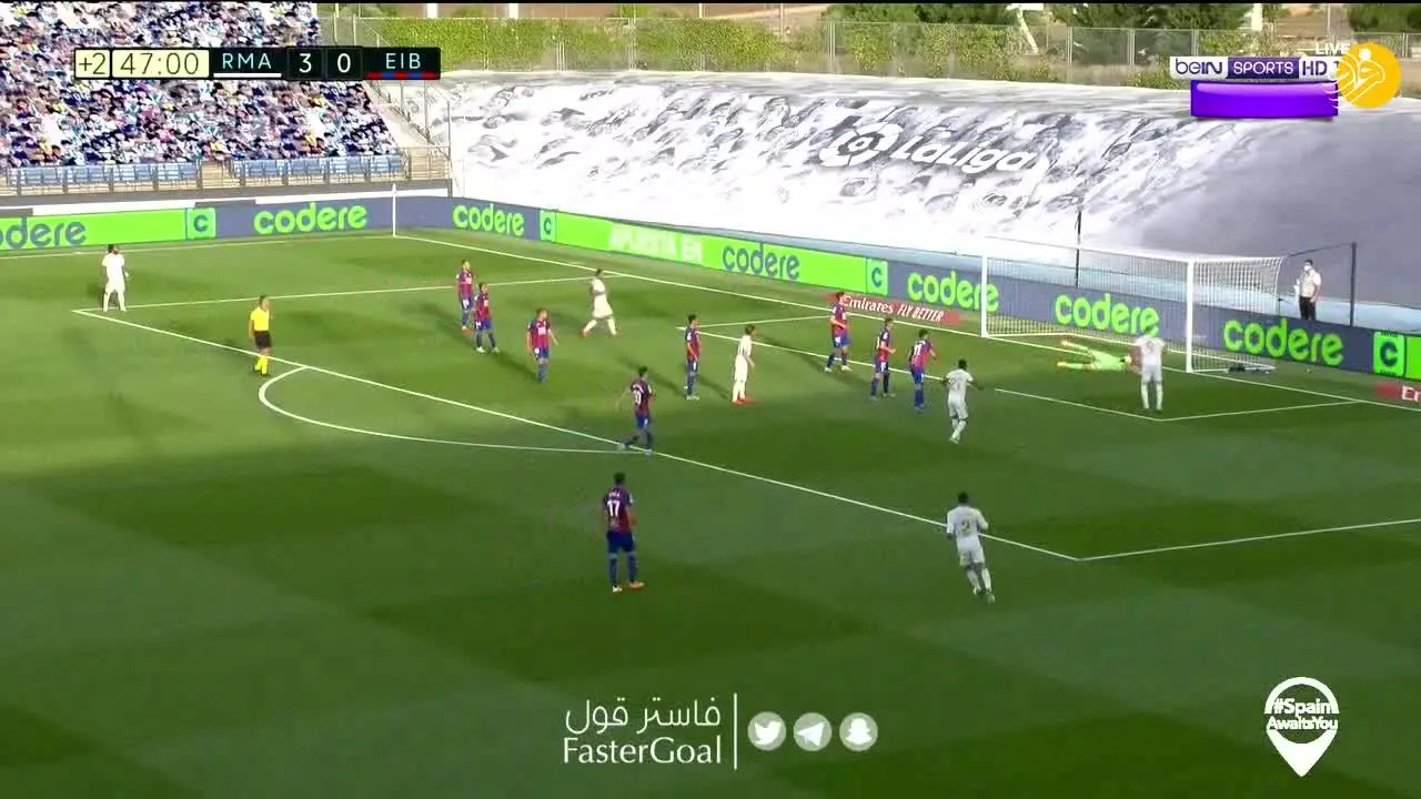 (ویدیو) خلاصه بازی رئال‌مادرید 3 - 1 ایبار؛ بازگشت رئال با برد