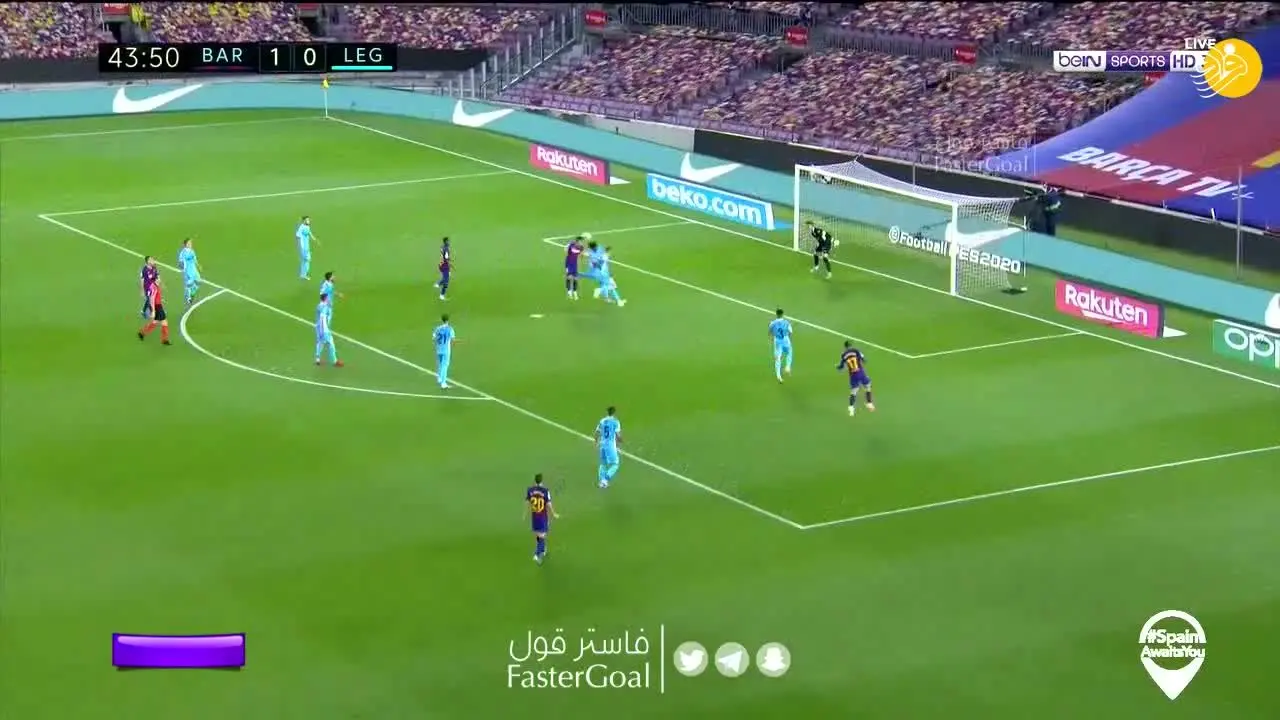 (ویدیو) خلاصه بازی بارسلونا 2 - 0 لگانس؛ بارسا در نوکمپ برنده شد