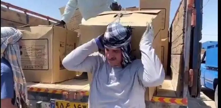(عکس) اقدام خیرخواهانه رسول خادم در سیستان و بلوچستان