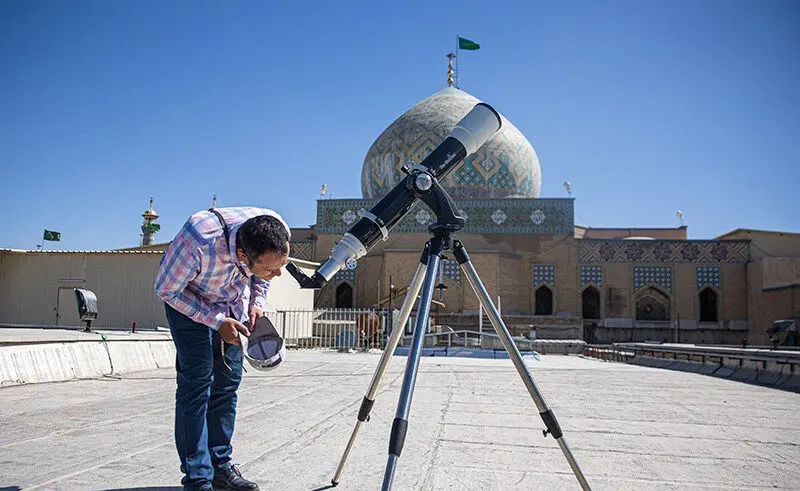 (تصاویر) آخرین خورشیدگرفتگی قرن ۱۴ در ایران