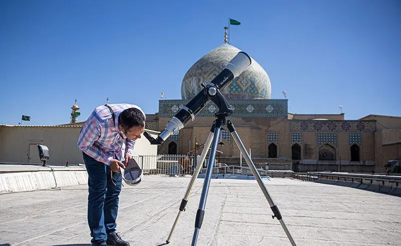 (تصاویر) آخرین خورشیدگرفتگی قرن ۱۴ در ایران