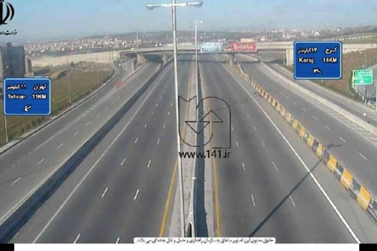 وقوع اولین تصادف جرحی در آزادراه تهران -شمال