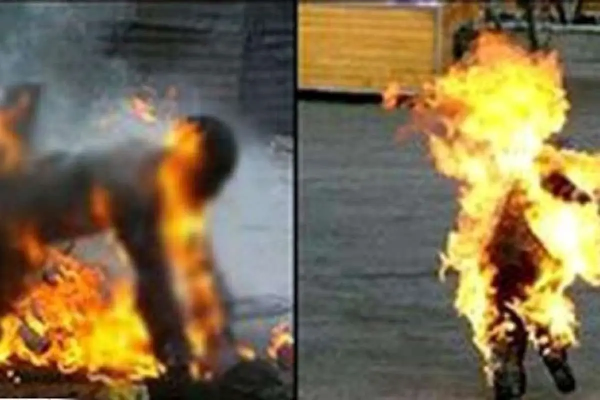 جزئیات جدید درباره خودسوزی یک جانباز مقابل بنیاد شهید