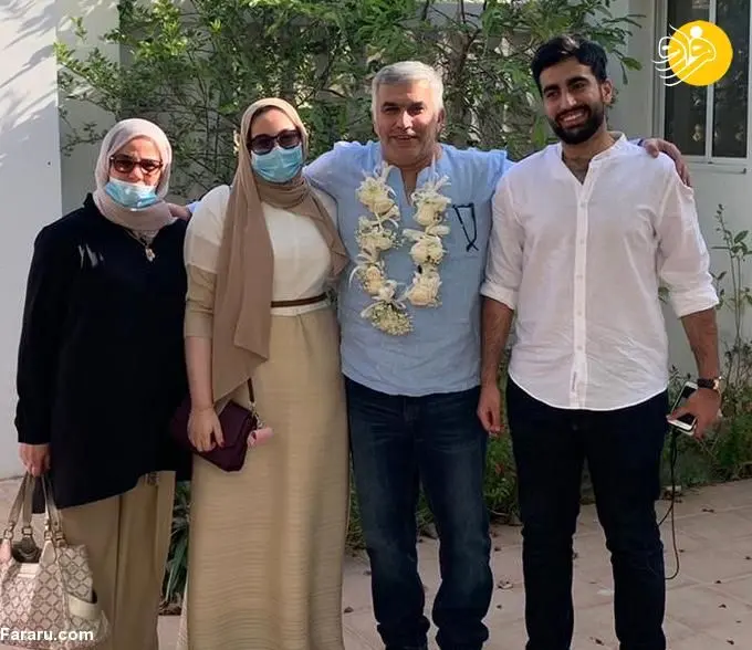 (تصویر) نبیل رجب آزاد شد