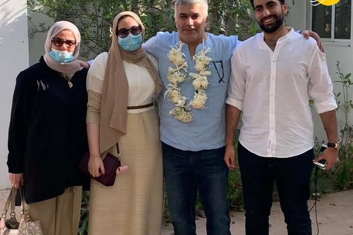 (تصویر) نبیل رجب آزاد شد