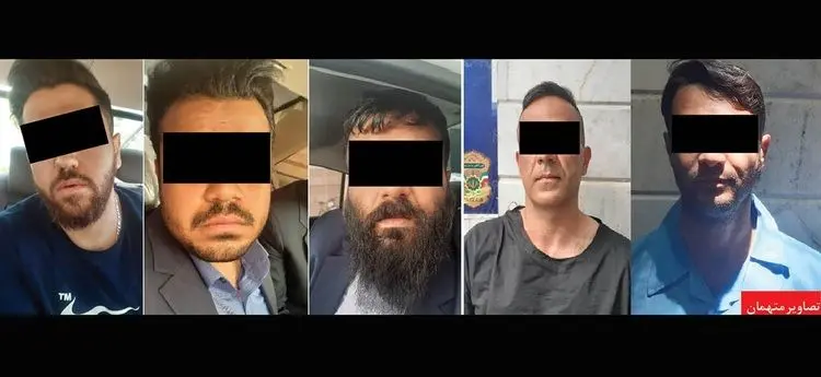 (عکس) این ۵ مرد گروگانگیران طلایی مشهد هستند!