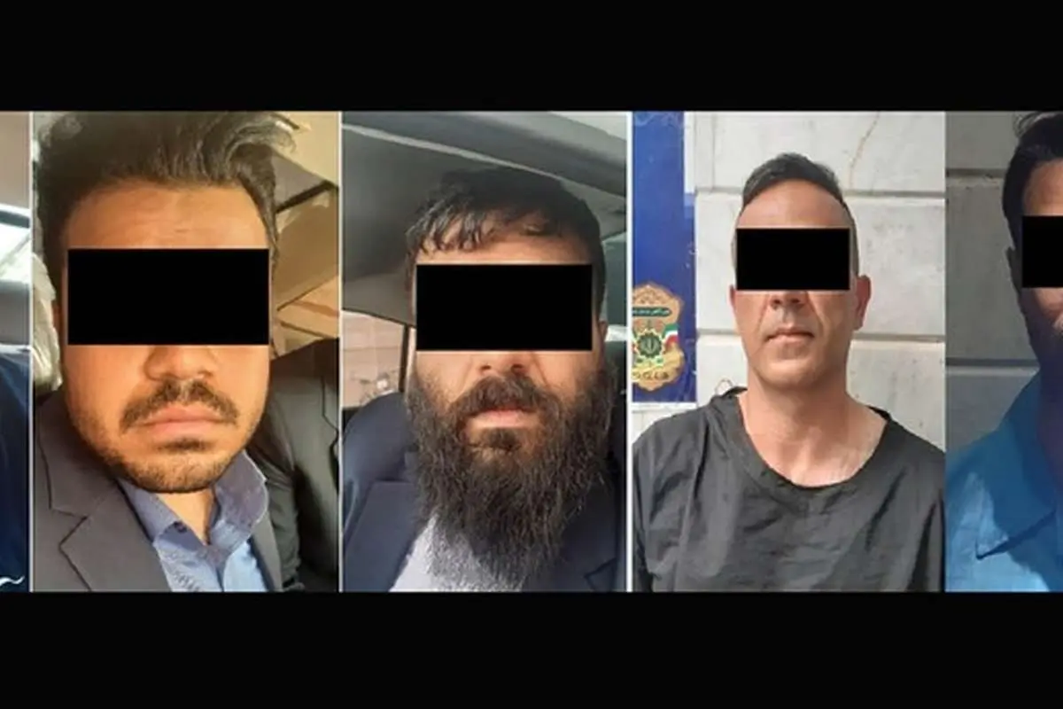 (عکس) این ۵ مرد گروگانگیران طلایی مشهد هستند!