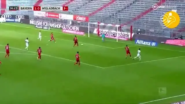 (ویدیو) خلاصه بازی بایرن‌مونیخ 2 - 1 مونشن‌گلادباخ؛ تلافی باواریایی‌ها
