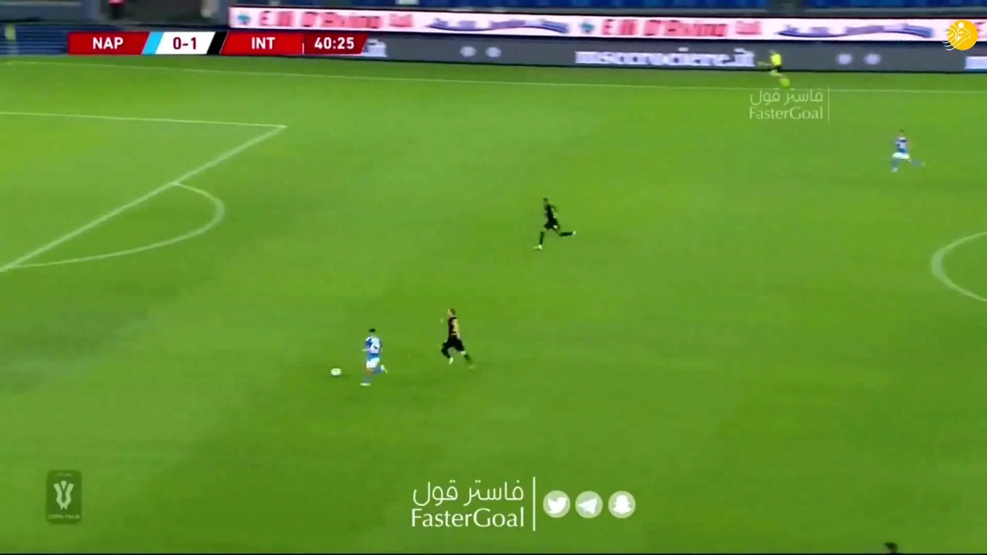 (ویدیو) خلاصه بازی ناپولی 1 - 1 اینتر؛ فینالیست شدن پارتنوپی