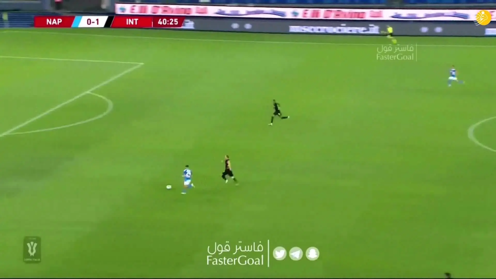 (ویدیو) خلاصه بازی ناپولی 1 - 1 اینتر؛ فینالیست شدن پارتنوپی