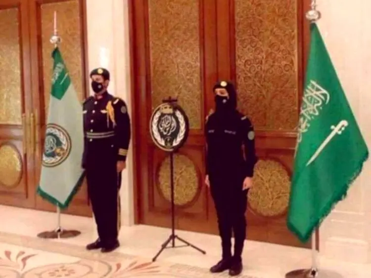 تصویر سرباز زن عضو گارد سلطنتی سعودی "ترند" شد