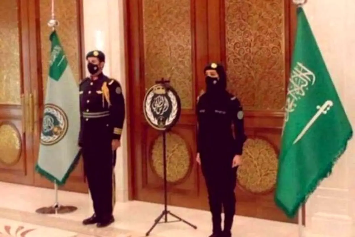 تصویر سرباز زن عضو گارد سلطنتی سعودی "ترند" شد