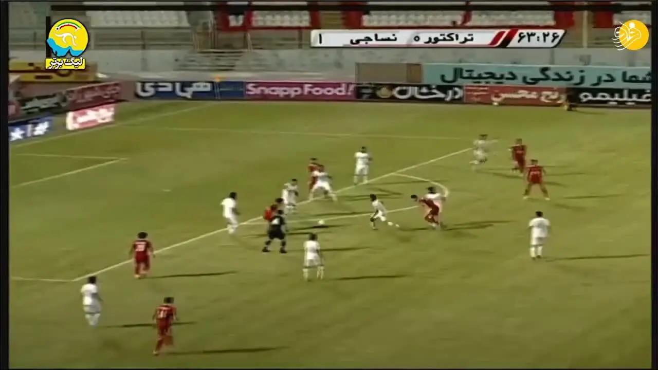 (ویدیو) خلاصه بازی تراکتور 0 - 1 نساجی