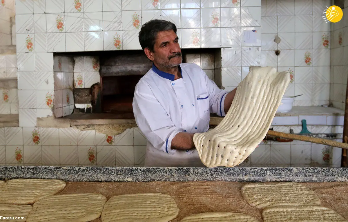 (تصاویر) گزارش رسانه خارجی از نانوایی‌ها در ایران