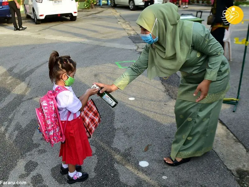 (تصاویر) بازگشایی مدارس تایلند با قوانین سختگیرانه