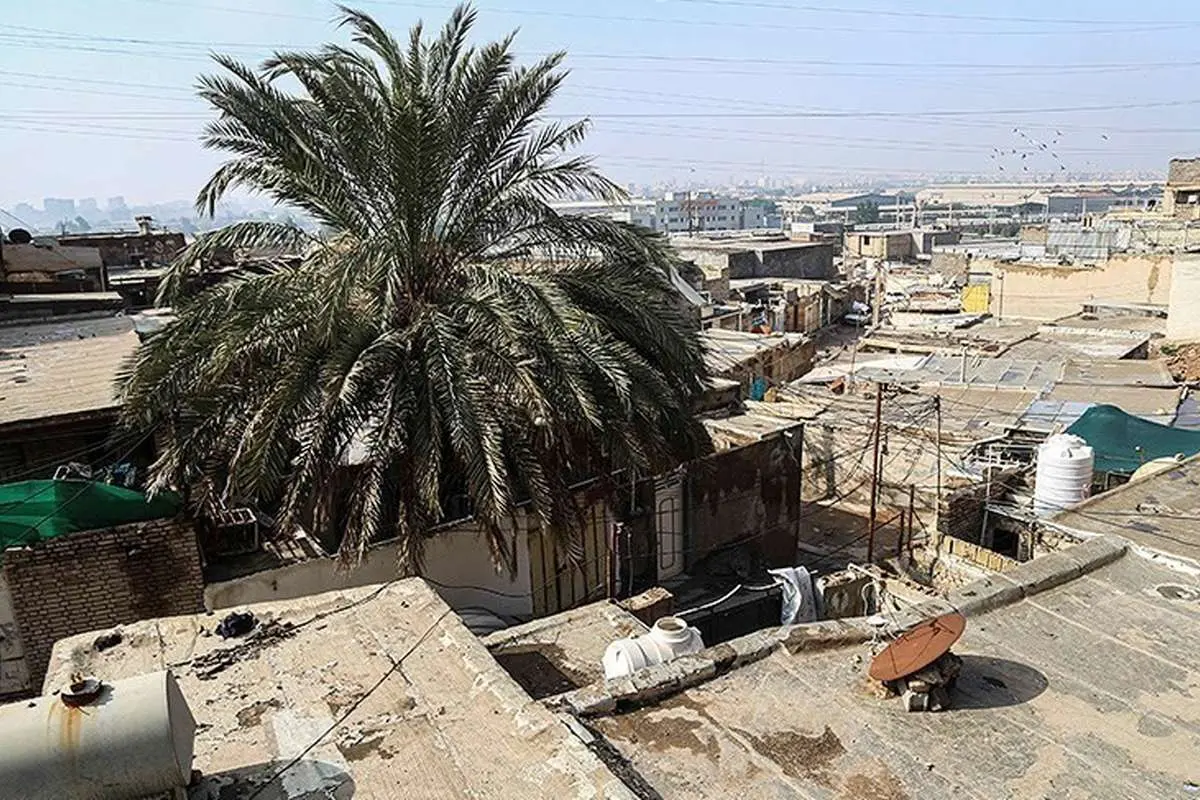 (تصاویر) بی آبی در خیابان کارون اهواز