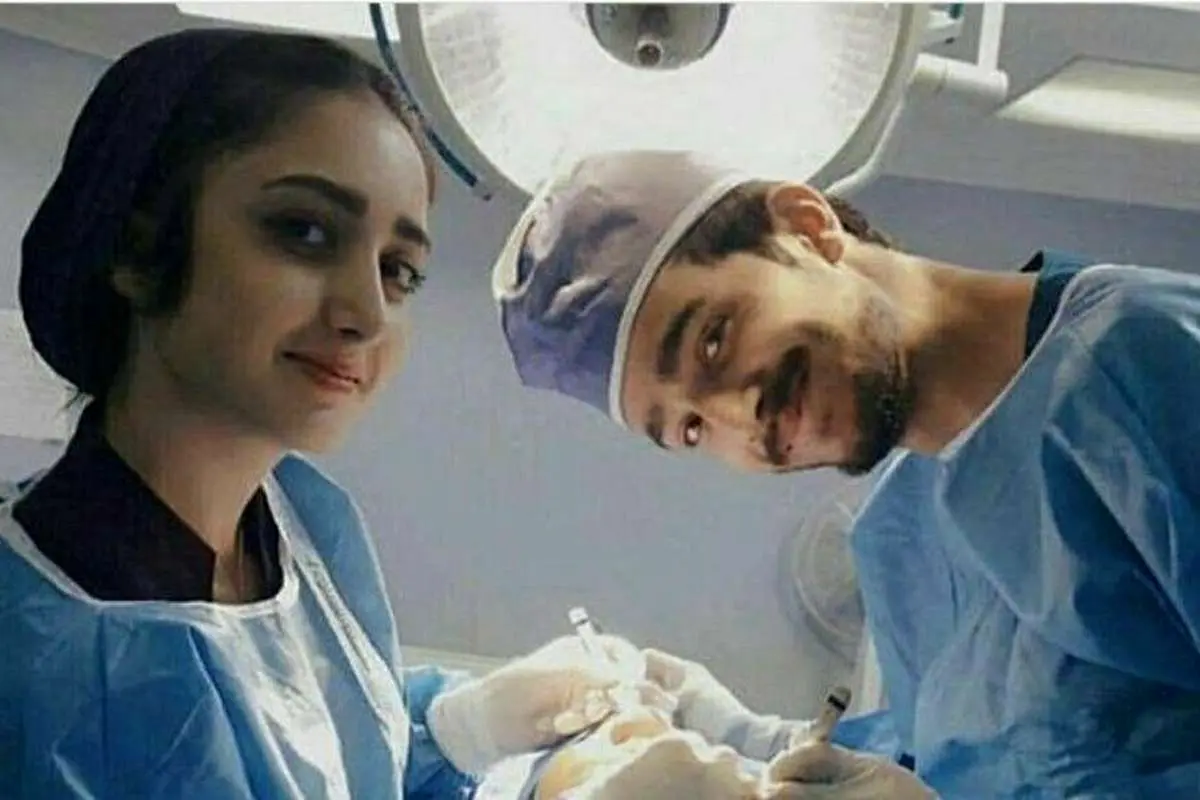 (عکس) تصویری تلخ از زوجی که در انفجار کلینیک سینا اطهر درگذشتند