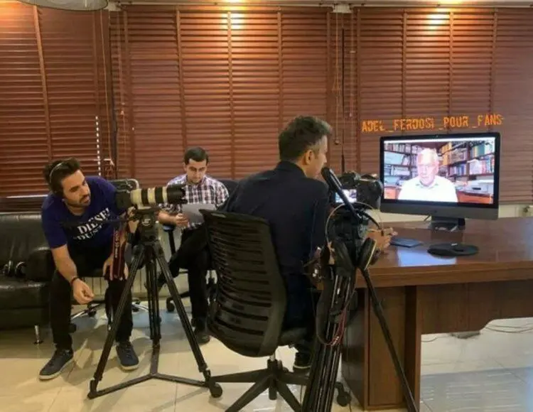 گفت‌وگوی جالب فردوسی‌پور با گزارشگر معروف انگلیسی