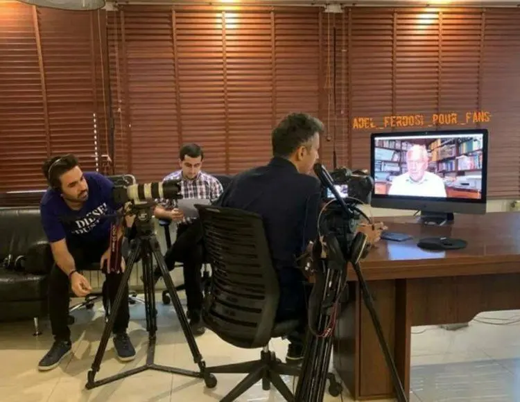 گفت‌وگوی جالب فردوسی‌پور با گزارشگر معروف انگلیسی