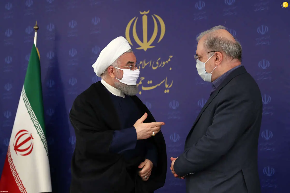 (تصاویر) حسن روحانی هم ماسک زد
