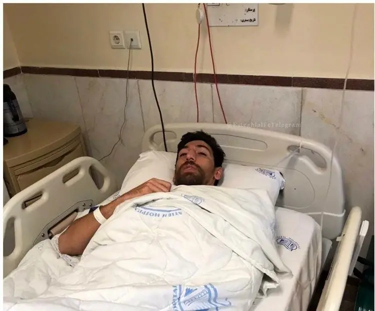 (عکس) انجام عمل جراحی بازیکن استقلال