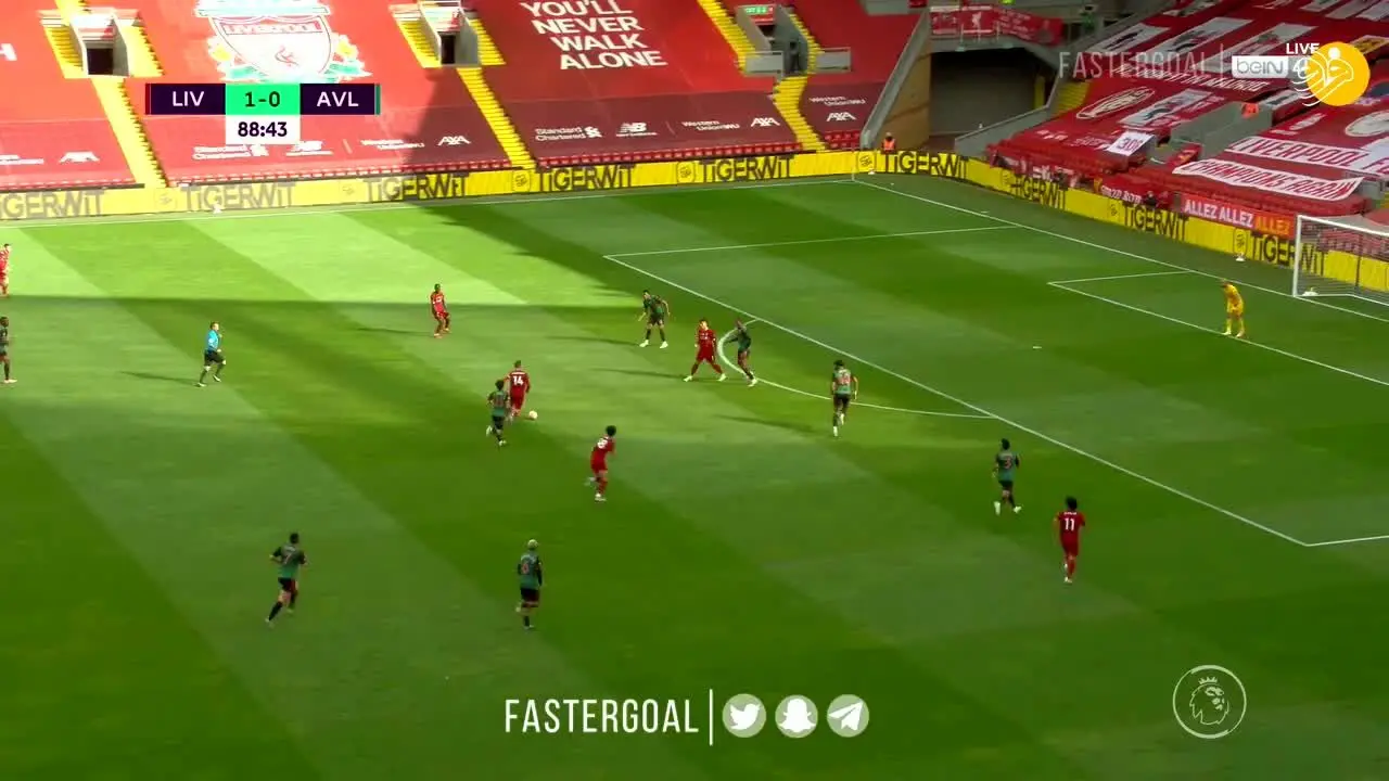 (ویدیو) خلاصه بازی لیورپول 2 - 0 استون‌ویلا؛ حفظ رکورد در آنفیلد