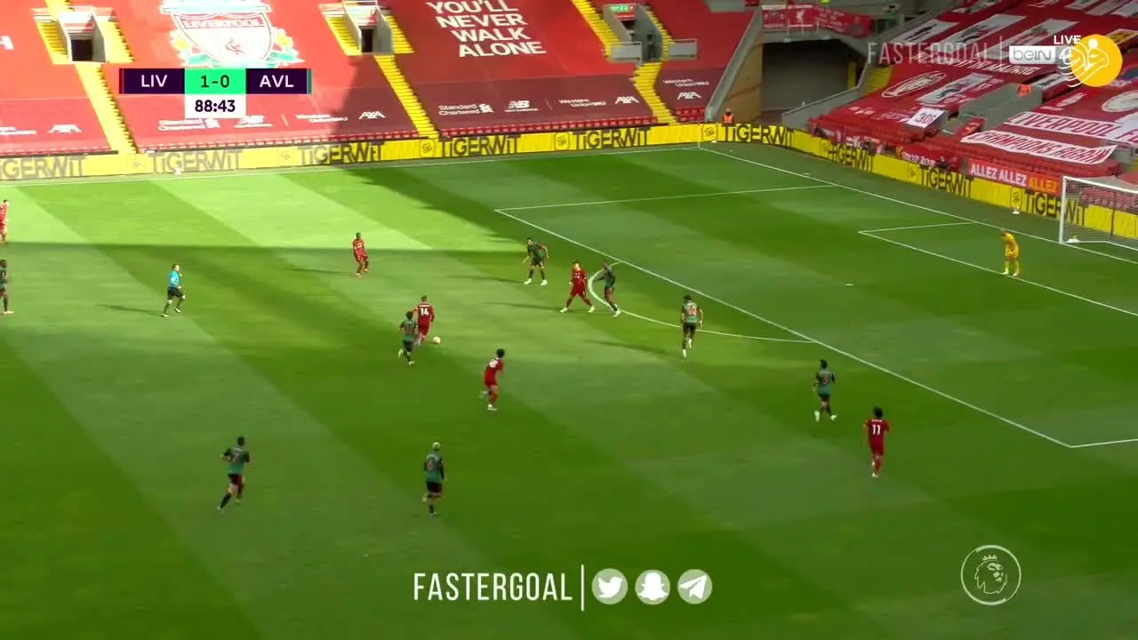 (ویدیو) خلاصه بازی لیورپول 2 - 0 استون‌ویلا؛ حفظ رکورد در آنفیلد