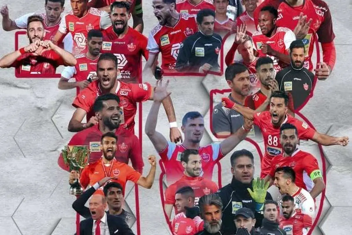 (عکس) طرح زیبای قهرمانی پرسپولیس