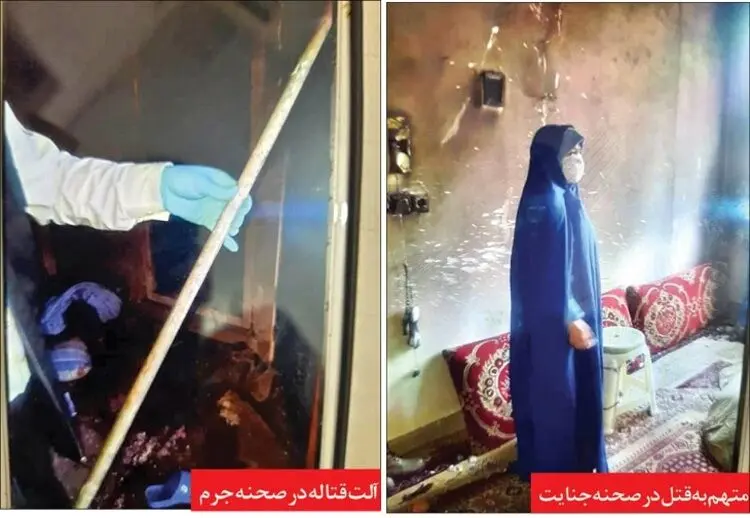 (عکس) این زن همسرش را کُشت و خانه را آتش زد!