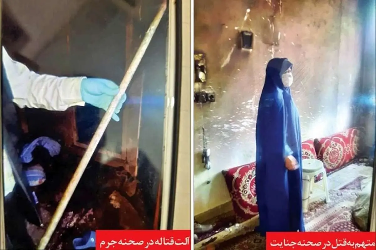 (عکس) این زن همسرش را کُشت و خانه را آتش زد!