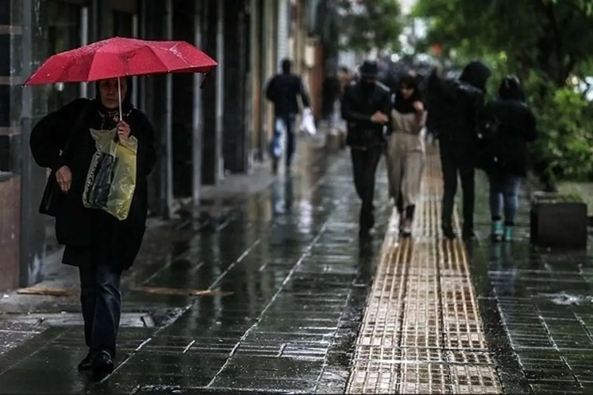 کاهش دما و تشدید بارش در استانهای ساحلی خزر