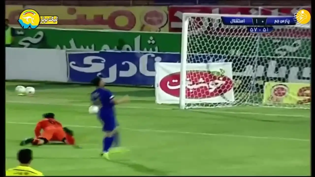 (ویدیو) خلاصه بازی پارس‌جنوبی 0 - 2 استقلال