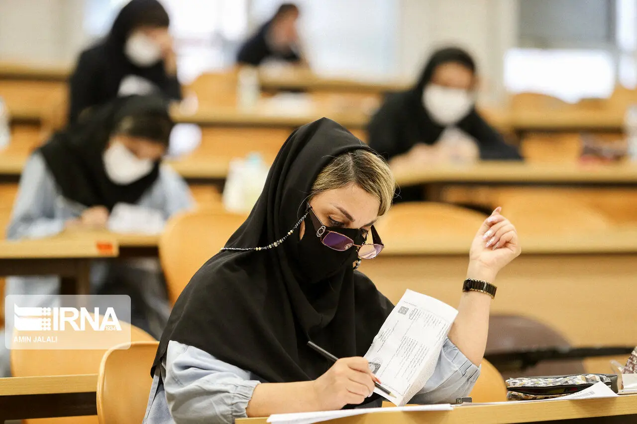 (تصاویر) کنکور دکتری ۹۹ در سایه کرونا
