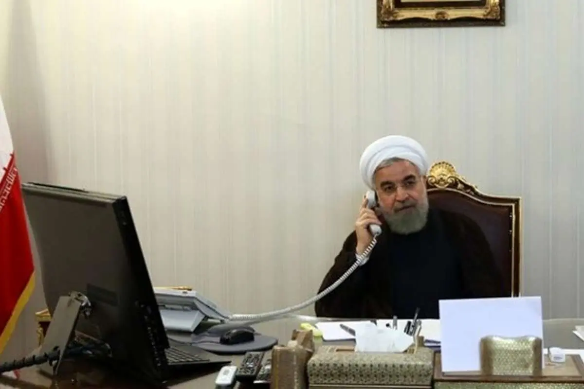 تماس تلفنی روحانی با امیر قطر