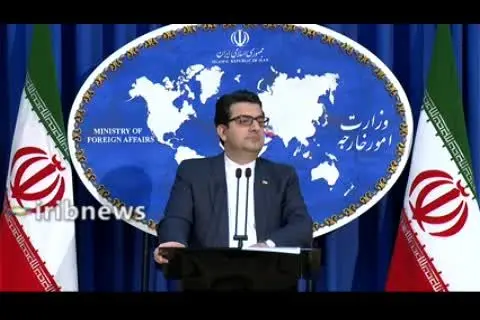 (ویدئو) واکنش عباس موسوی به آتش گرفتن ناو آمریکایی: کار یوزپلنگان آمریکا بوده‌ است!