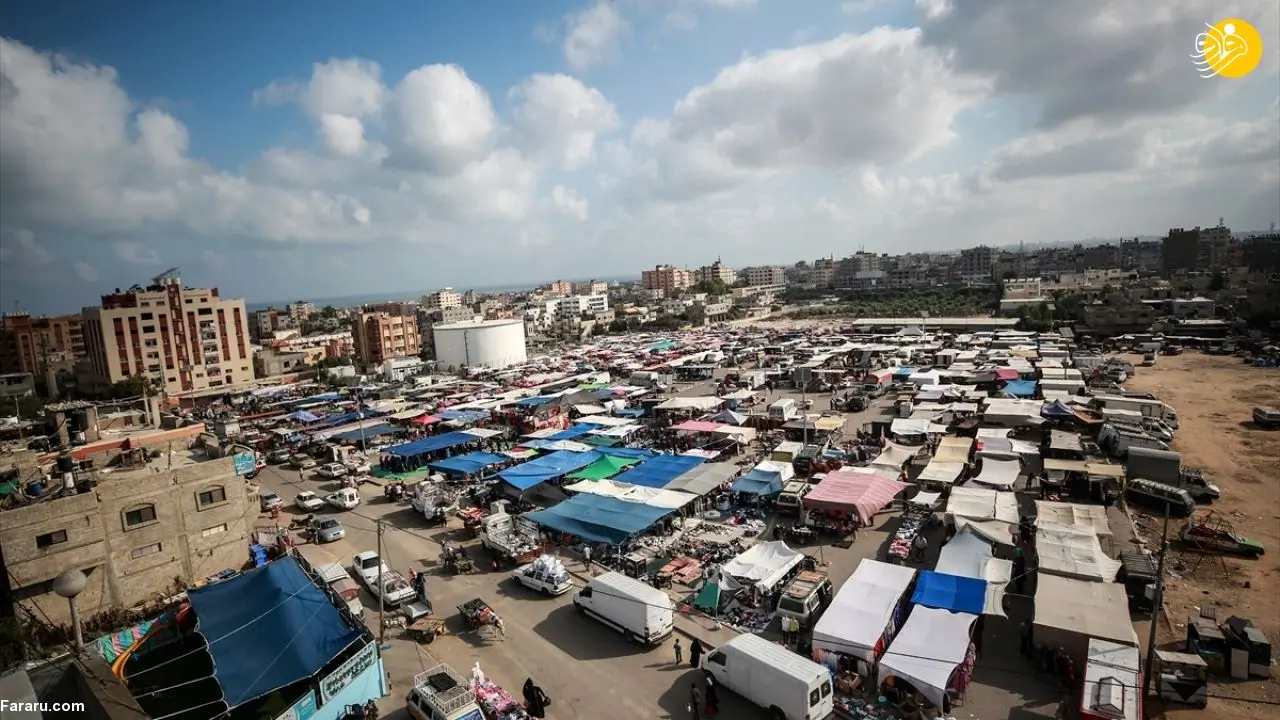 (تصاویر) بازار غزه