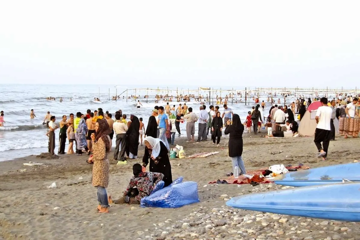 کرونا سواحل خزر را تعطیل کرد
