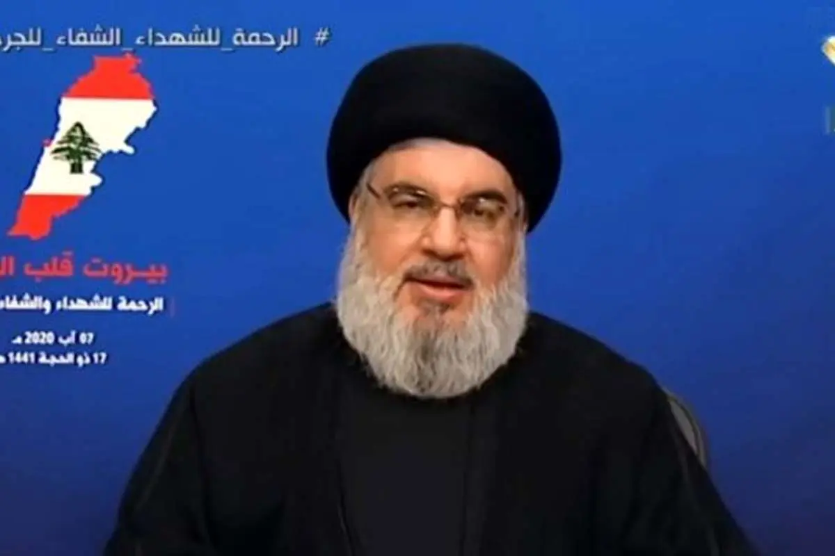 سید حسن نصرالله: هیچ ارتباطی با بندر بیروت نداریم