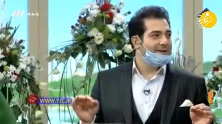 (ویدیو) وقتی خداداد به مجری تذکر می‌دهد!
