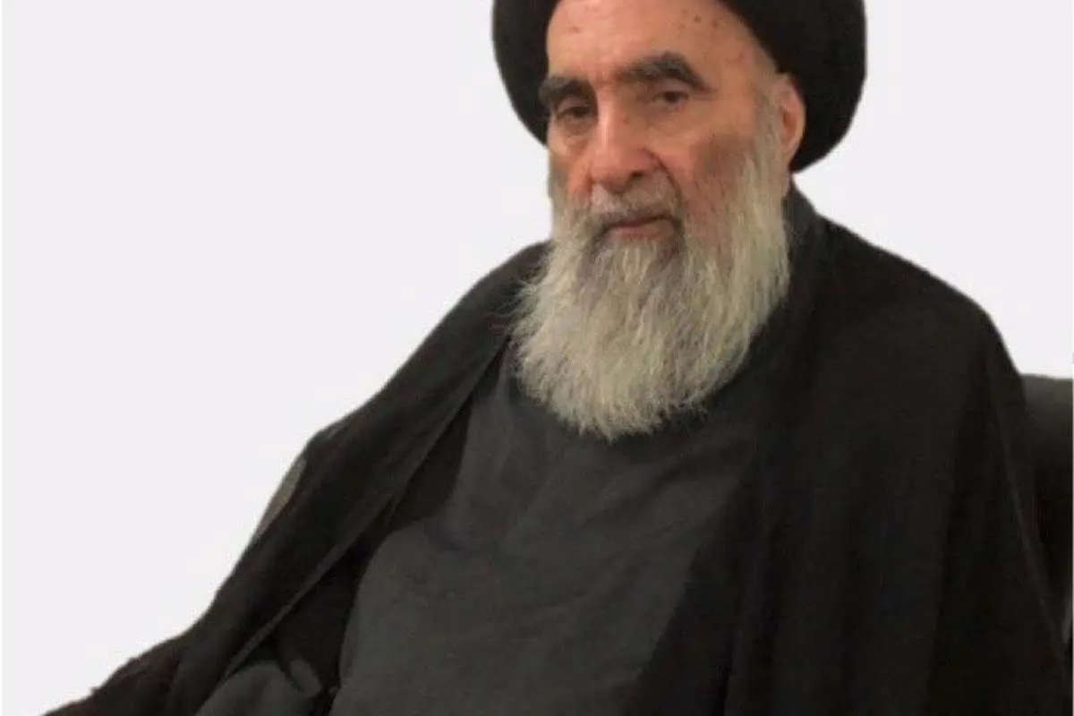 (عکس) تصویری جدید از آیتالله سیستانی در ۹۰ سالگی
