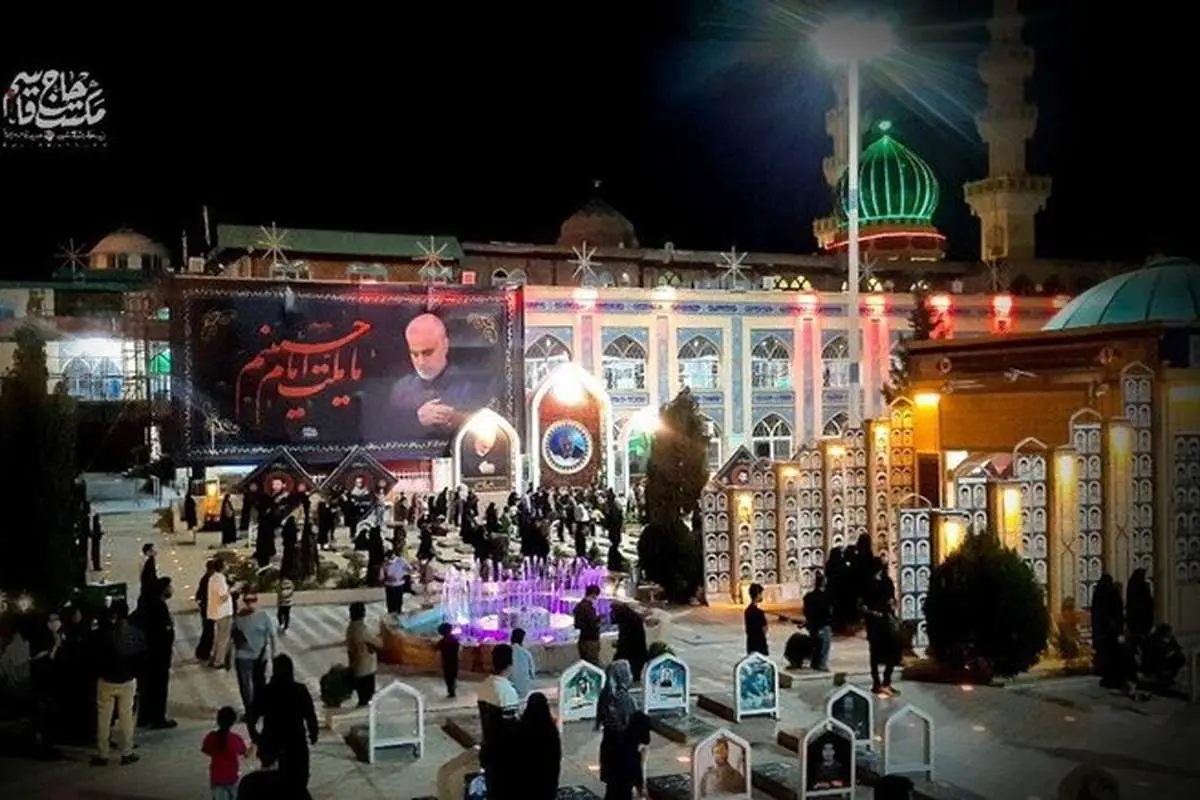 عکسی خاص از مزار سردار شهید سلیمانی