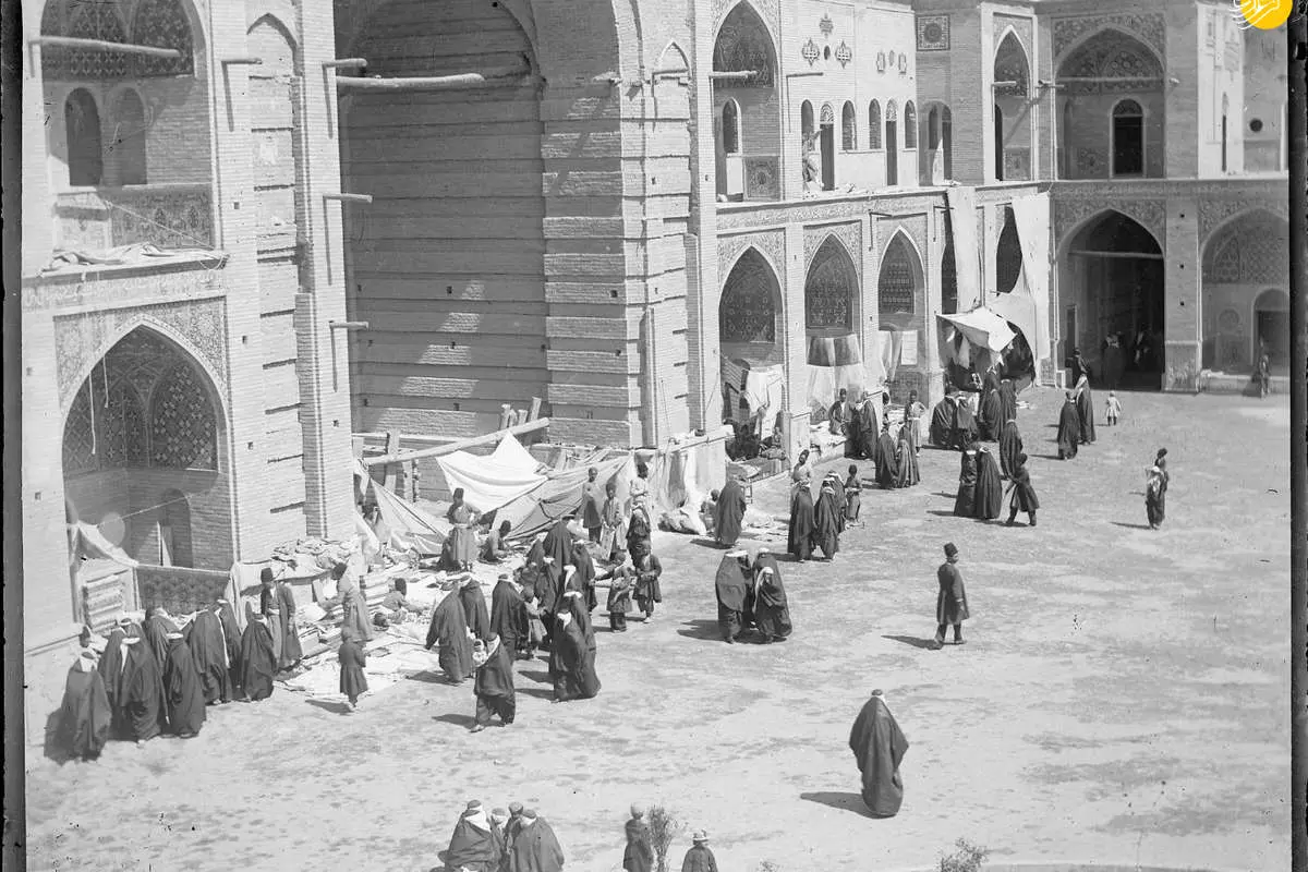 (تصویر) از روزگار رفته حکایت؛ مسجد سپهسالار در عصر قاجار