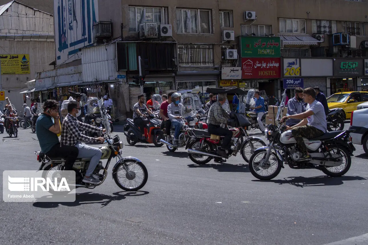 (تصاویر) نقش موتورسیکلت در حمل و نقل شهری