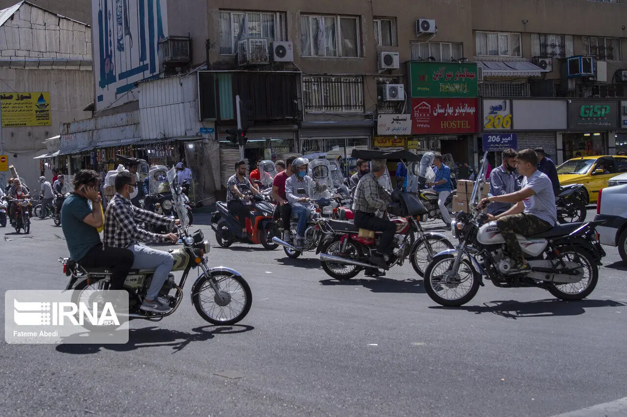(تصاویر) نقش موتورسیکلت در حمل و نقل شهری