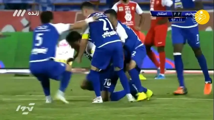 (ویدیو) گل دوم استقلال به پرسپولیس توسط دانشگر