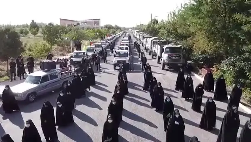 (ویدئو) نظم بی‌نظیر عزاداران حسینه اعظم زنجان