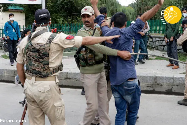 (تصاویر) حمله پلیس هند به عزاداران حسینی در کشمیر