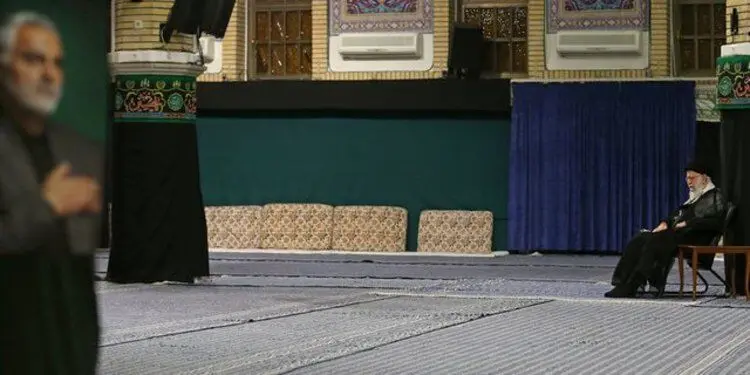 مراسم عزاداری شب شهادت حضرت‌امام‌سجاد (ع) با حضور رهبر انقلاب برگزار شد