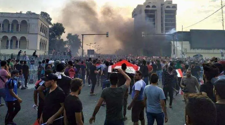 درگیری در اطراف پارلمان لبنان و مقابل سفارت فرانسه